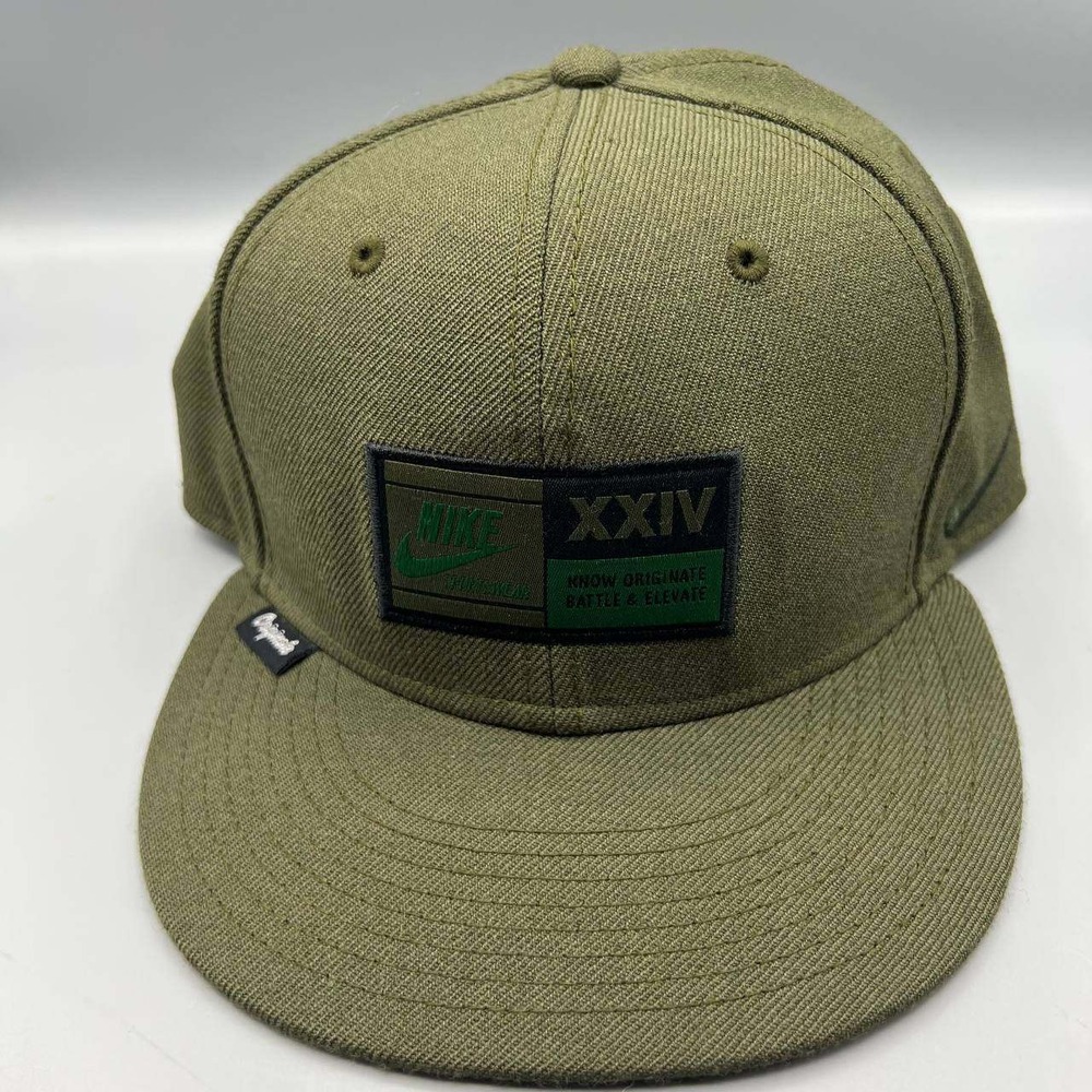 Nike True Hat Men Green Know Originate Battle & Elevate Snap Back Cap